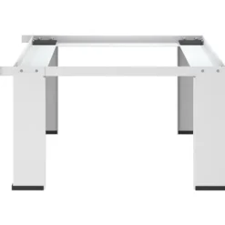 vidaXL Förhöjningssockel för tvättmaskin vit - Tvättmaskin & torktumlare