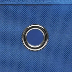 vidaXL Förvaringsboxar med lock 4 st 28x28x28 cm Blå