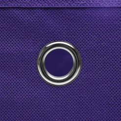 vidaXL Förvaringslådor med lock 10 st 28x28x28 cm lila - Förvaringslådor