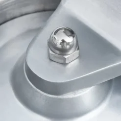 vidaXL Pressar-Hamburgerpress med 500 pappersark aluminium 10 cm - Köksverktyg & köksgeråd