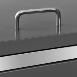 vidaXL Tillbehör Till Avfallshantering-Skjul till två sopkärl 138x77,5x112,5 cm rostfritt stål - Ställningar till sopkärl