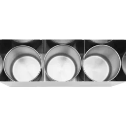 vidaXL såsdispenser i rostfritt stål 3 x 3,5 L