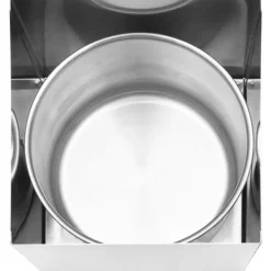 vidaXL såsdispenser i rostfritt stål 3,5 L