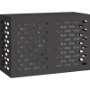vidaXL Luftkonditionering-Svart Metall 90 x 40 x 60 cm Airconditioner Täckning