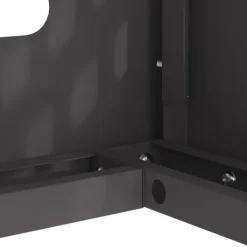 vidaXL Luftkonditionering-Svart Metall 90 x 40 x 60 cm Airconditioner Täckning