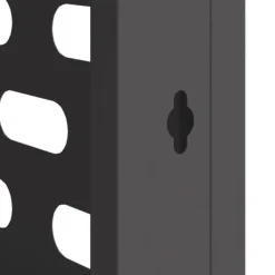 vidaXL Luftkonditionering-Svart Metall 90 x 40 x 60 cm Airconditioner Täckning