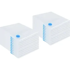 vidaXL Förvaringspåsar För Hemmet-Vakuumförvaringspåse Transparent Plast 100 x 80 cm