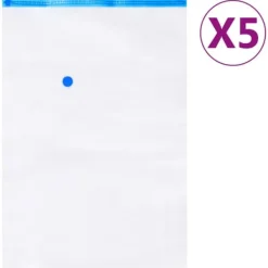 vidaXL Förvaringspåsar För Hemmet-Vakuumpåsar till kläder 2 storlekar 10 st - Förvaringspåsar för hemmet