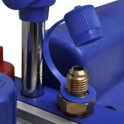 vidaXL Luftkonditionering-Vakuumpump 1-stegs med 2-vägs grenrörsmätare