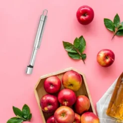 Pressar-Vide pomme i rostfritt stål Fackelmann Ovala