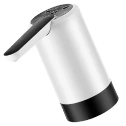 Vattenkylare-Vikbar elektrisk vattenflaska Pump Vattenflaska dispenser för hemkontor Camping 075 Vit 3-knappar Kvantitativ