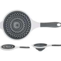 Durkslag & Silar-Vikbar kökssil i silikon, durkslag, sil, durkslag, KEMP 25,5 cm ORION 124472