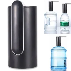 Vikbar USB uppladdningsbar elektrisk vattendispenserpump - Svart