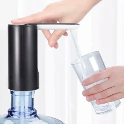 Vikbar USB uppladdningsbar elektrisk vattendispenserpump - Svart