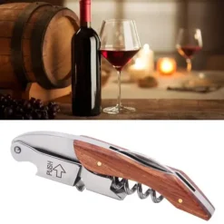 Vikbar vinöppnare i rostfritt stål av rostfritt stål - Idealisk för köksfester