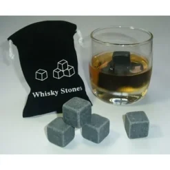 Vin kylare - Ej specificerad - Typ 6 - Svart - 20 cm - Whiskeystenar set