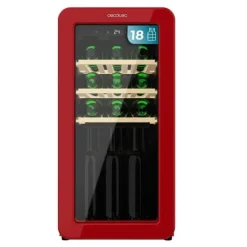 Vinkylar-Vinbutik Cecotec Bolero GrandSommelier Origin 18 Hit Red 74,3 x 36,6 x 47,6 cm Röd