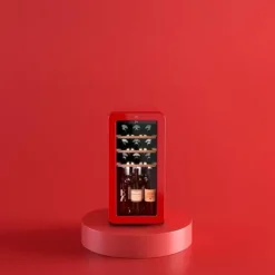 Vinkylar-Vinbutik Cecotec Bolero GrandSommelier Origin 18 Hit Red 74,3 x 36,6 x 47,6 cm Röd