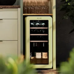 Vinkylar-Vinbutik Cecotec Bolero GrandSommelier Origin 18 Hit Red 74,3 x 36,6 x 47,6 cm Röd