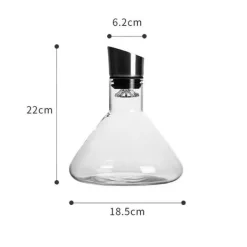 Vindekanter i kristallglas 1,5L