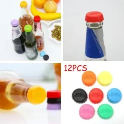 Vinflaskekork, Rund Silikonflaskekork, Vin som Håller Fräschör, för Champagne, Öl, Läsk, Bar