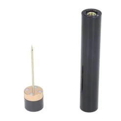 Vinflasköppnare Nåltyp Läppstiftsform Bärbar lufttrycksflasköppnare för hemrestaurang Guld