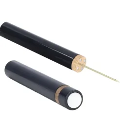 Vinflasköppnare Nåltyp Läppstiftsform Bärbar lufttrycksflasköppnare för hemrestaurang Guld