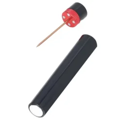 Korkskruvar-Vinflasköppnare Nåltyp Läppstiftsform Bärbar lufttrycksflasköppnare för hemrestaurang Röd