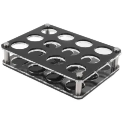 Vinflaskhållare-Vinflaskställ i akryl för Home Bar - 12 Head Combination Cup Holder