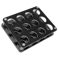 Vinflaskhållare-Vinflaskställ i akryl för Home Bar - 12 Head Combination Cup Holder