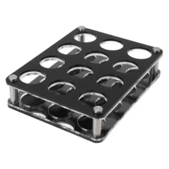 Vinflaskhållare-Vinflaskställ i akryl för Home Bar - 12 Head Combination Cup Holder