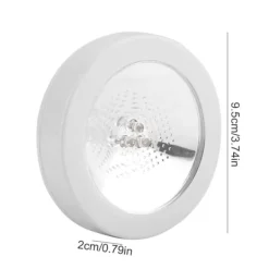 Glasunderlägg-Vinglasunderlägg med LED-ljus och växlande skal, vitt ljus, inget batteri ingår