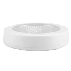 Glasunderlägg-Vinglasunderlägg med LED-ljus och växlande skal, vitt ljus, inget batteri ingår