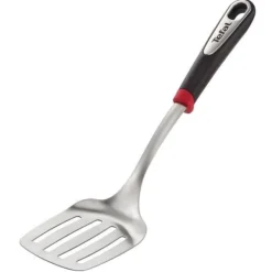 Tefal Stekspadar-Vinklad spatel - - Ingenio - Rostfritt stål - Plasthandtag - Svart och röd