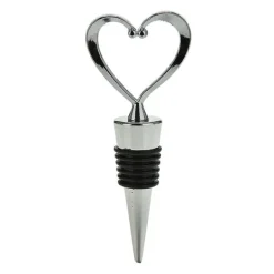 Vinkork i silver - Hjärta