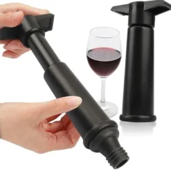 Flaskstopp & Flaskförslutare-Vinkork med vakuumpump – förlänger vinets hållbarhet efter öppning