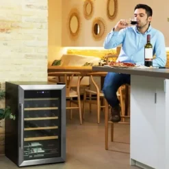 Vinkyl - CECOTEC - GrandSommelier 2450 - Inox - 24 flaskor - Tyst kompressor