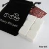 Whiskystenar-Vinkylare, 100 % naturliga whiskystenar dricker iskub Whiskeysten Whiskey Rock Cooler Present - Typ 6st Vit