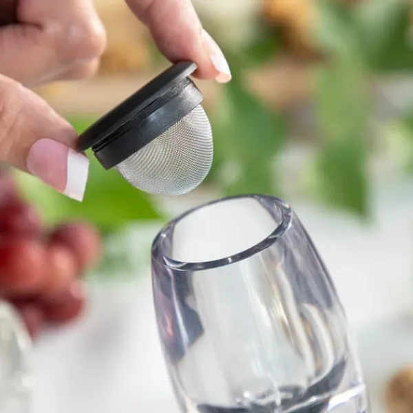 Vinluftare med filter, hållare och lock Wineir InnovaGoods