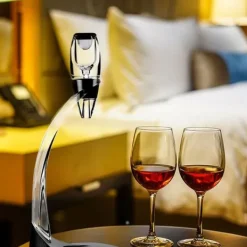 Vinluftare Set - Professionell - 41cm - Akryl - 5 delar - Elegant