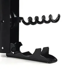 Vinöppnare Svart Multifunktionell Magnetdesign Bärbar Vinöppnare i Rostfritt Stål