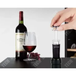 Vinpropp - TD® - Pumpar och proppar - Livsmedelssilikon - Svart - 26g