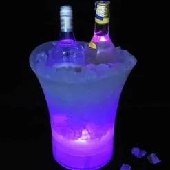 Ishink & Kylare-Vinrefresher - KTV - Bluetooth - Färgändring - LED-lampa - 20 cm