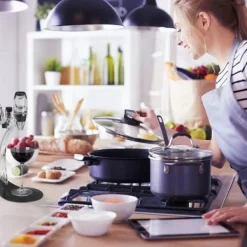 Vinluftare-Vinsluftsättarset, 40,5x18,5x18,5 cm, Svart