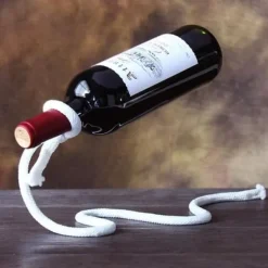 Vinflaskhållare-Vinställ - Kreativt repflaskställ Smidesjärn Magiskt järn Vinhylla Köksbordsdekorationshållare B448