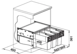 Källsorteringskärl-VITA 526204
