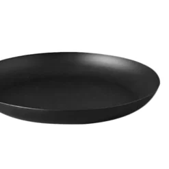 Tillbehör För Matservering-2-vånings serveringsbricka i järn, vattentät förvaringsfat i flera nivåer, för soffbord, fest, svart