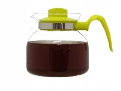 VÄRMEBESTÅENDE KAFFE- OCH TEKANNA AV GLAS 1,0 L MAJA TERMISIL