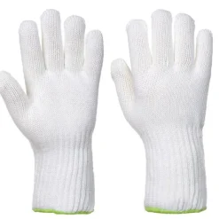 Grytlappar & Grillvantar-Värmebeständig handske upp till 250°C - Vit L