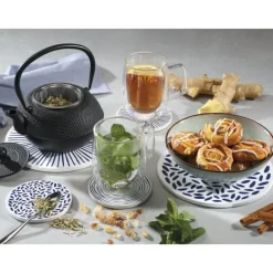 Karottunderlägg-Värmeplatta i keramik/kork, diameter 20 cm, Nordic/Zassenhaus-linjer